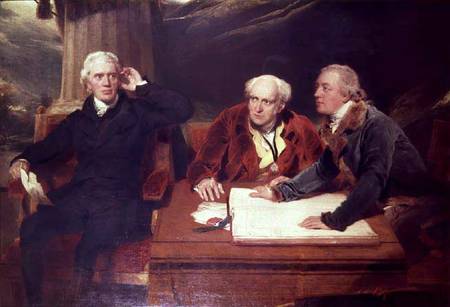 Sir Francis Baring, Banker and Director of the East India Company, with his Associates from Sir Thomas Lawrence