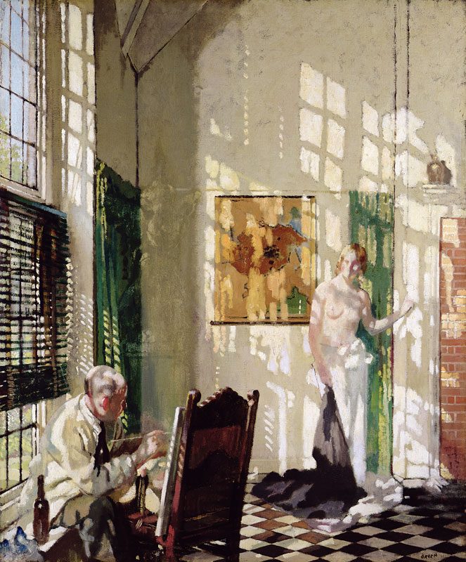 The Studio (oil on canvas) from Sir William Orpen