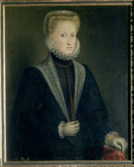 Anne of Austria, Queen of Spain (1549-80), wife of Philip II of Spain (1527-98) from Sofonisba Anguisciola