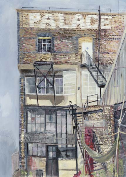 Palace Wharf, Rainville Road (oil pastel on paper)  from Sophia  Elliot