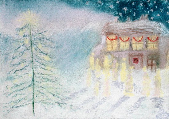 Christmas Eve, 1995 (pastel on paper)  from Sophia  Elliot