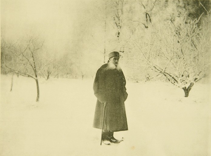 Winter walking of Leo Tolstoy from Sophia Andreevna Tolstaya