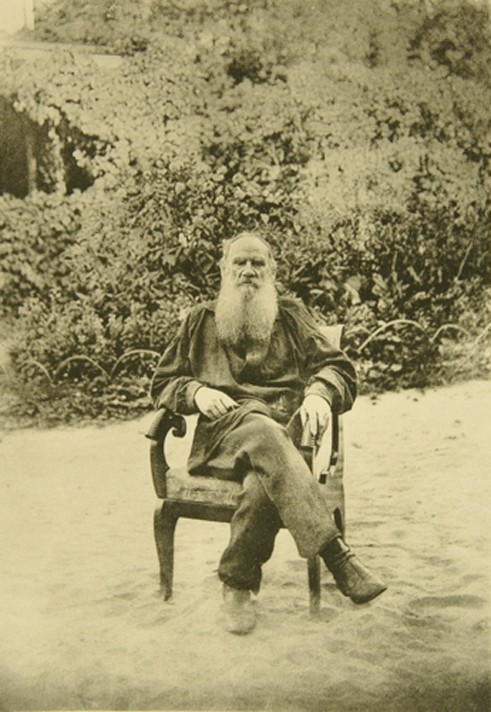Leo Tolstoy in Yasnaya Polyana from Sophia Andreevna Tolstaya