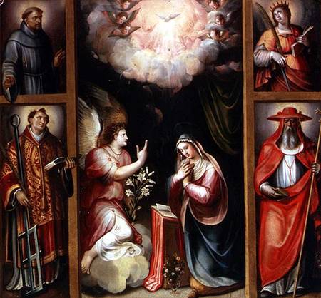 The Annunciation from Spanish School