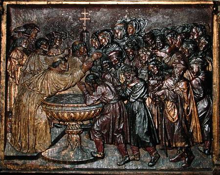 Baptism of the Moors from Spanish School