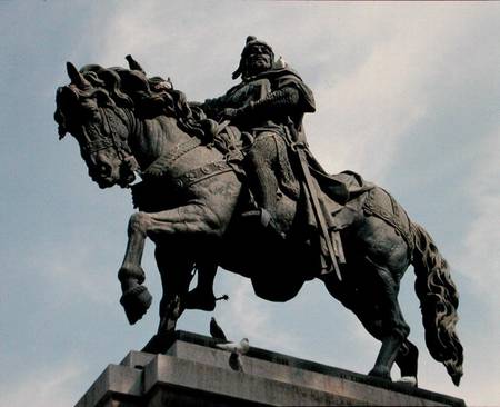 Equestrian statue of Jaime I (1208-76) El Conquistador from Spanish School