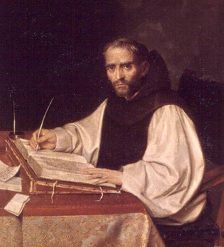 Portrait of Jose de Siguenza, prior and librarian of the monastery of San Lorenzo from Spanish School