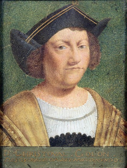 Portrait of Christopher Columbus (1451-1506) from Spanish School