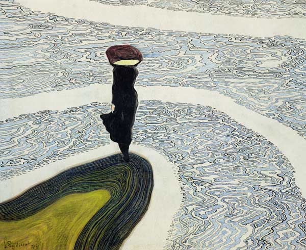 Woman at the Edge of the Water from Leon Spilliaert