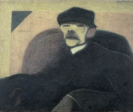 The Man with the Red Ear, Portrait of Gorky from Leon Spilliaert