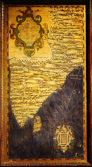 Map of the Indian Peninsula from Stefano Bonsignori
