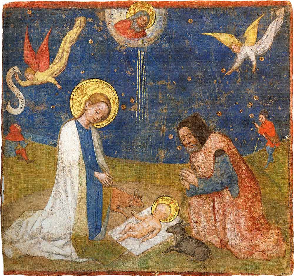 The Adoration of the Christ Child from Stephan Lochner