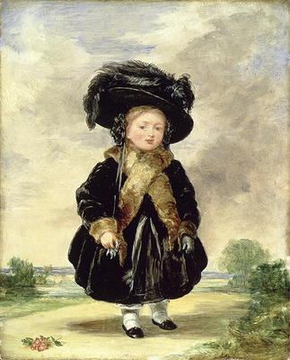 Queen Victoria, aged Four, 1823 (panel) (also see 267656) from Stephan Poyntz Denning