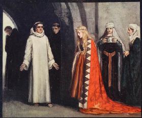 Saint Bernard and his Sister Hombeline, illustration from Helmet & Cowl: Stories of Monastic and Mil