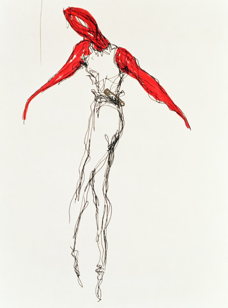 The Dancer, 1997 (ink on paper)  from Stevie  Taylor