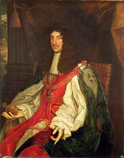 Portrait of King Charles II, c.1660-65 from (studio of) John Michael Wright