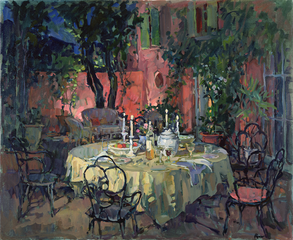 Terrace at Night from Susan  Ryder