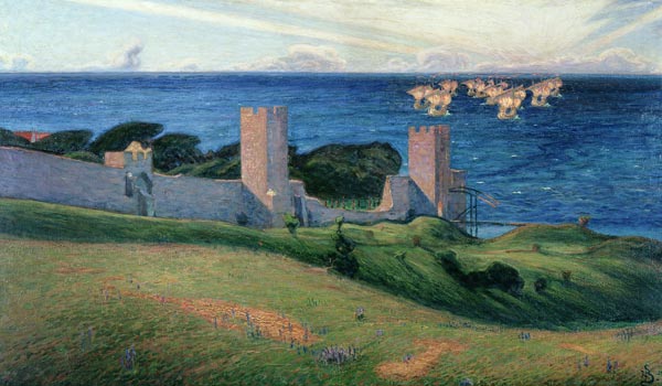 Vision. Scene from Visby from Sven Richard Bergh