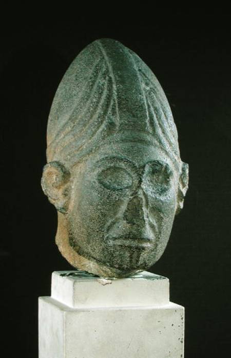 Head of a  god, from Jabbil, Northern Syria from Syrian
