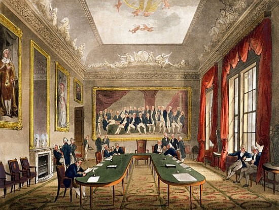 Trinity House from Ackermann''s ''Microcosm of London'' from T.(1756-1827) Rowlandson