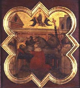 The Death of St. Francis (tempera on panel)