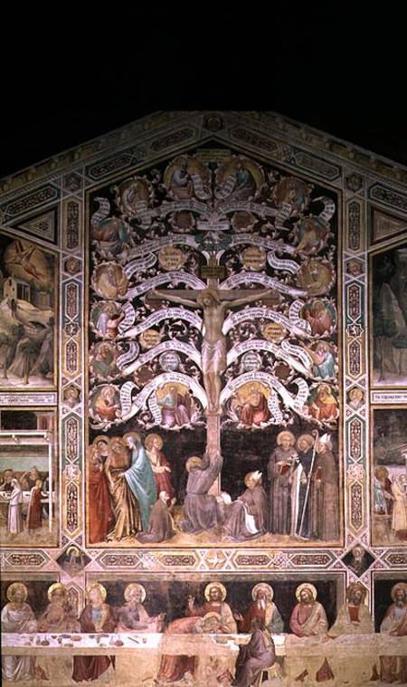 The Tree of Life and The Last Supper from Taddeo Gaddi