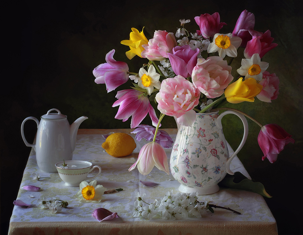Still life with spring flowers from Tatyana Skorokhod (Татьяна