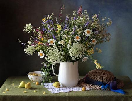 Still-life with meadow flowers