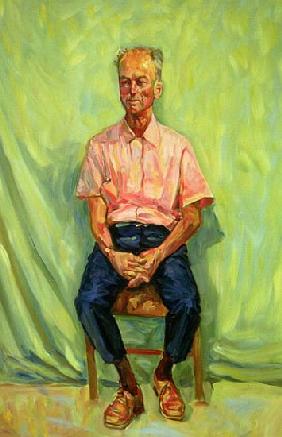 Portrait of an Old Man, 1987 (oil on canvas) 
