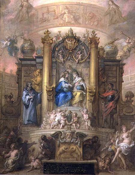 Alliance Of France And Spain Allegory Of Theodoor Thulden As Art
