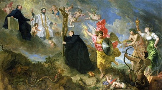 The Vows of Saint Aloysius of Gonzaga from Theodor Boeyermans