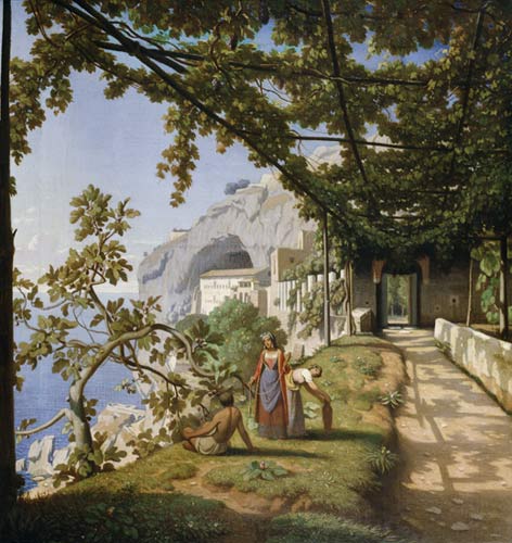 View of Capri from Theodore Caruelle d' Aligny
