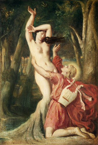Apollo and Daphne from Théodore Chassériau