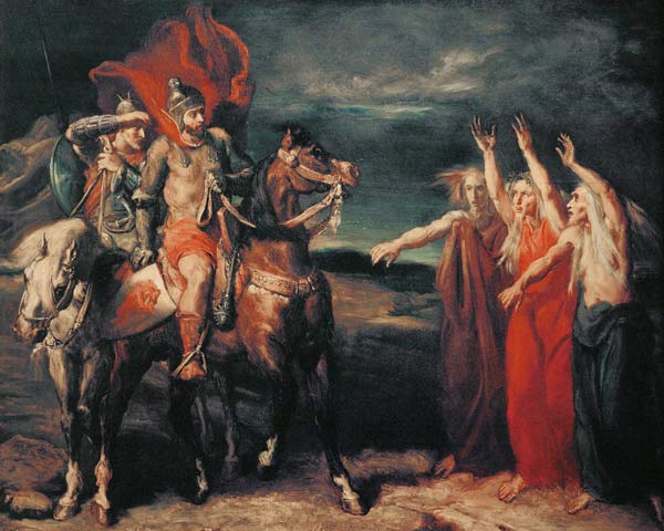 Macbeth from Théodore Chassériau