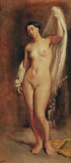 Standing Female Nude, study for the central figure of ''The Tepidarium'' from Théodore Chassériau