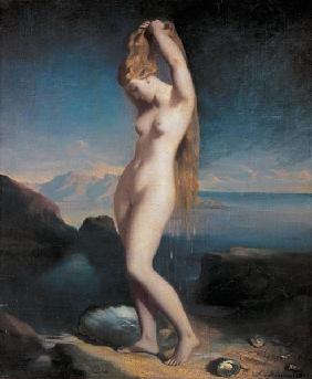 Venus got off the sea.