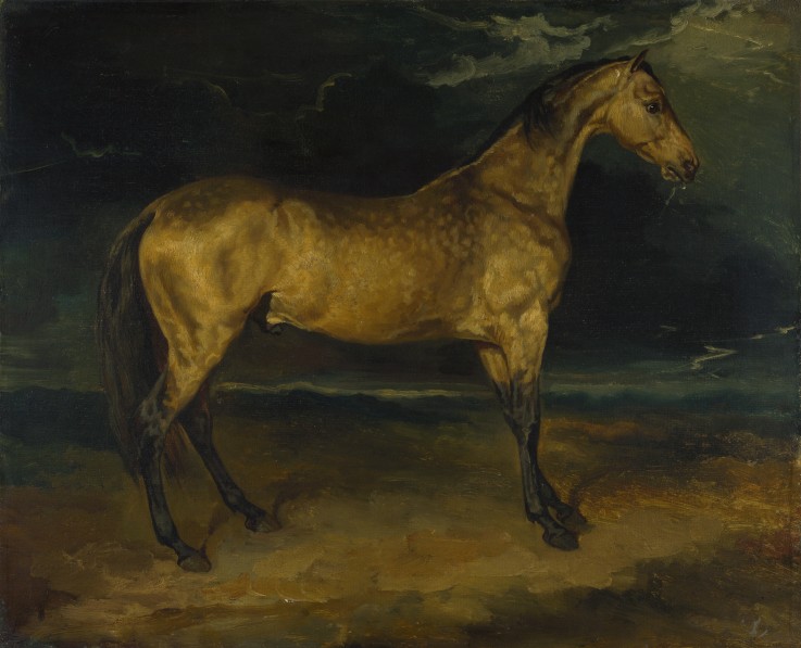 A Horse frightened by Lightning from Theodore Gericault