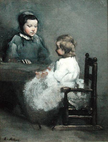 The Two Sisters from Théodule-Augustin Ribot