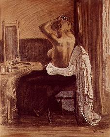 Half act in front of the mirror from Théophile-Alexandre Steinlen