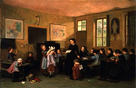 The naughty school children from Theophile Emmanuel Duverger