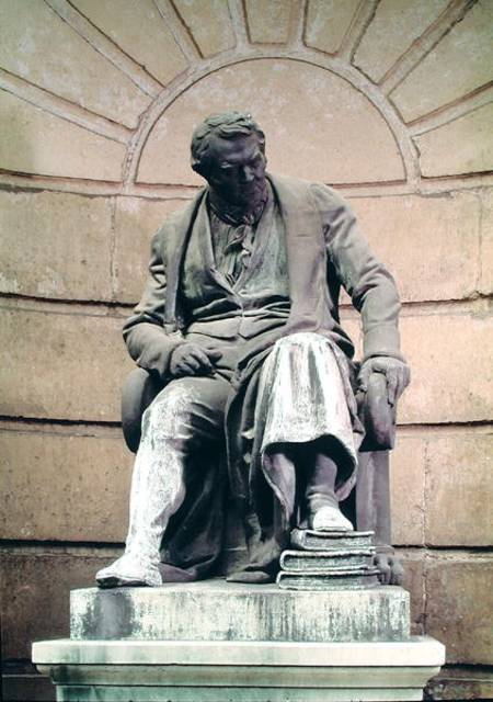 Statue of Francois Broussais (1772-1838) from Theophile Francois Marcel Bra