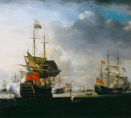 The Royal William leaving England (oil on canvas) from Thomas Allin
