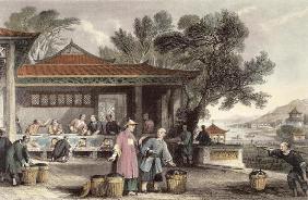 The Culture and Preparation of Tea, from 'China in a Series of Views' by George Newenham Wright (c.1