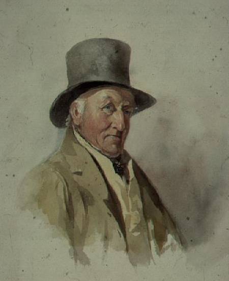 Thomas Worley, Bailiff at Ashurst, at the age of 83 from Thomas Allom
