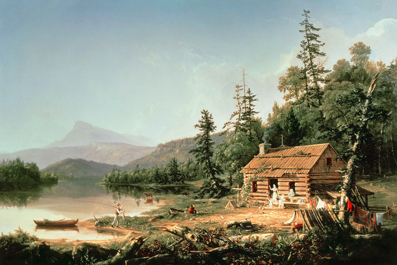 Home in the Woods from Thomas Cole