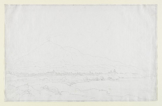Catania and Mount Etna, Sicily from Thomas Cole