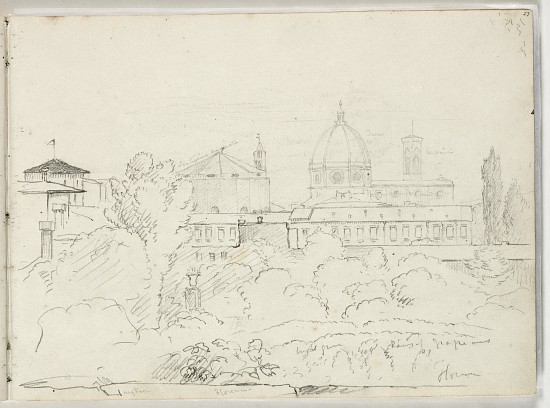 Florence with Views of the Duomo and Campagnale from Thomas Cole