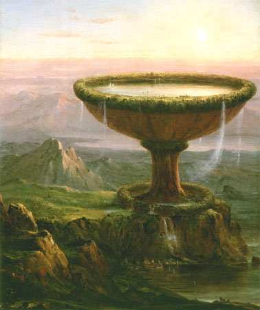 The cup of the giant from Thomas Cole