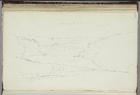 Untitled, landscape with notations