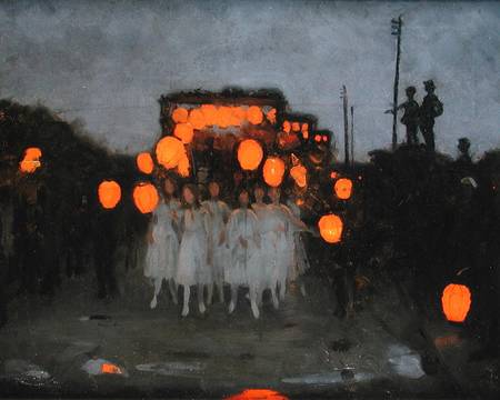 The Lantern Parade c.1918 from Thomas Cooper Gotch